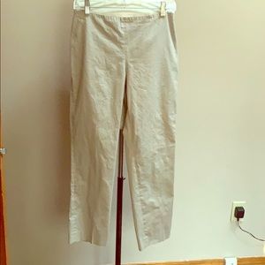 Vintage MK khaki stretch cigarette pants 6